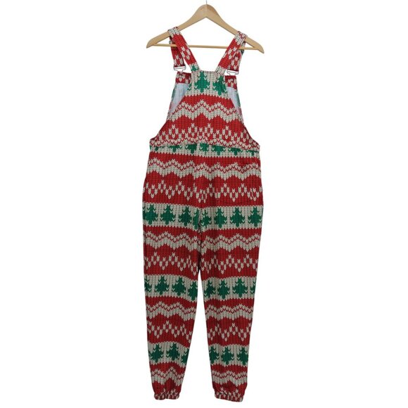 Shinesty Holiday Knit-Print Overalls w/ Bottle Opener (Size S) - Picture 11 of 14